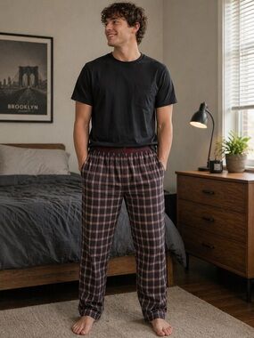 Joe Boxer Plaid Flannel Pajama Pants Men’s Large Lounge Sleepwear Cozy
